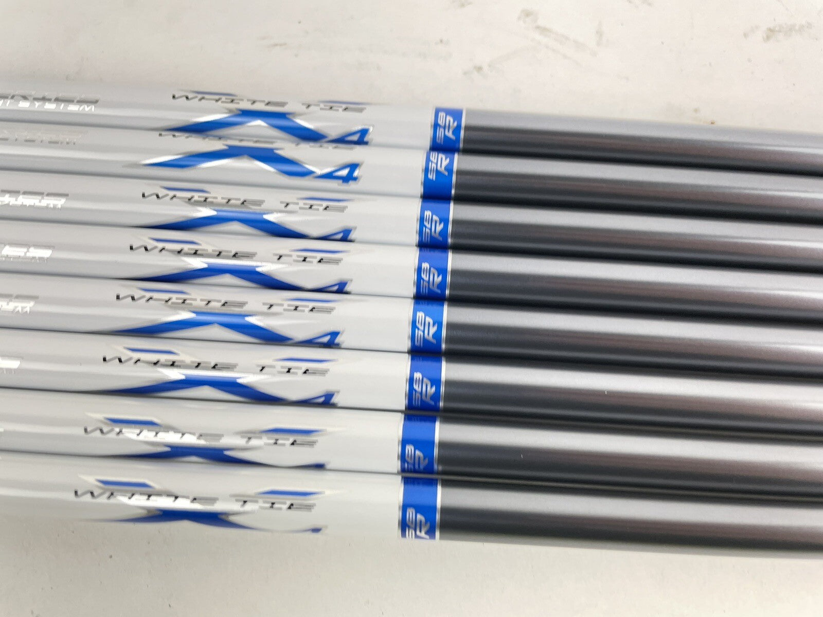 Matrix Ozik White Tie Iron Shaft Set (8) X4 58R Regular Graphite 42”/0.370/138424