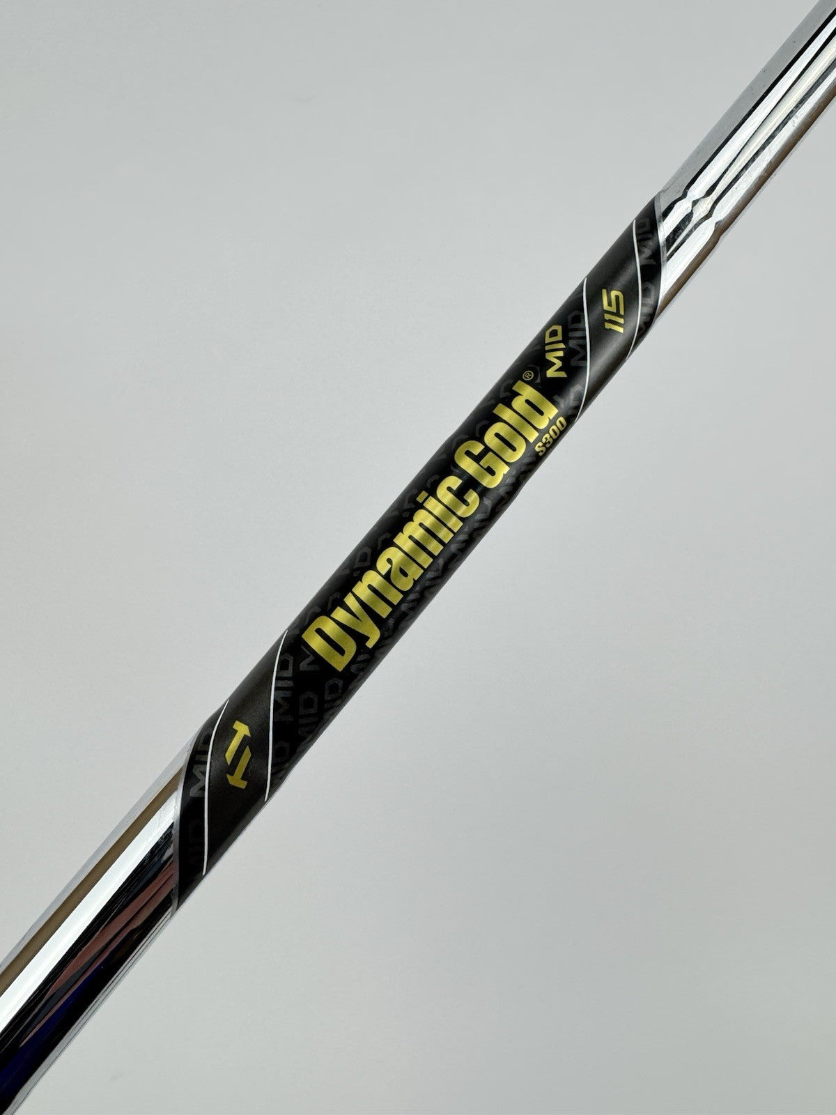 Dynamic Gold 115 Iron Shaft Mid S300 Stiff Flex Steel 36”/0.355 Tapered/332730