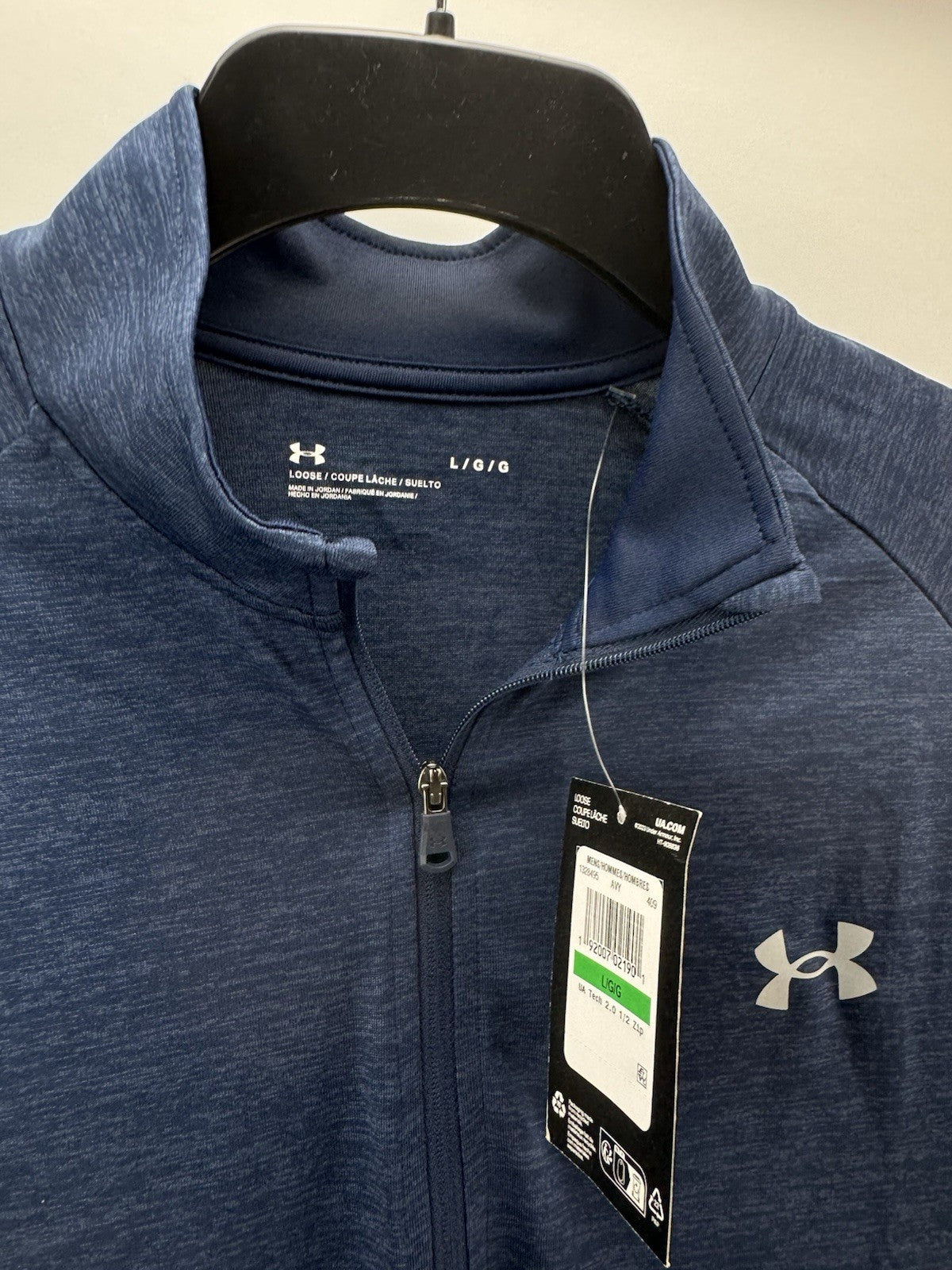 Under Armour Golf 1/2 Zip Tech 2.0 Pullover Lightweight UK Large /New /276567