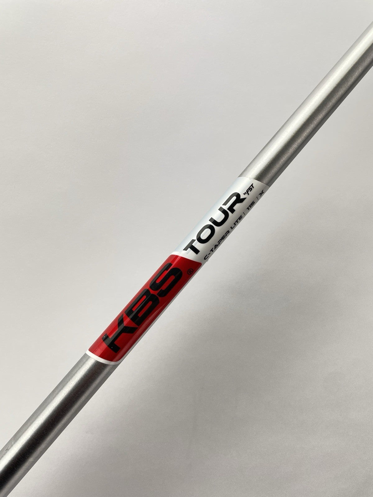 KBS Tour C-Taper Lite Iron Shaft 115 X Flex Steel 35” /0.355 Tapered /281610