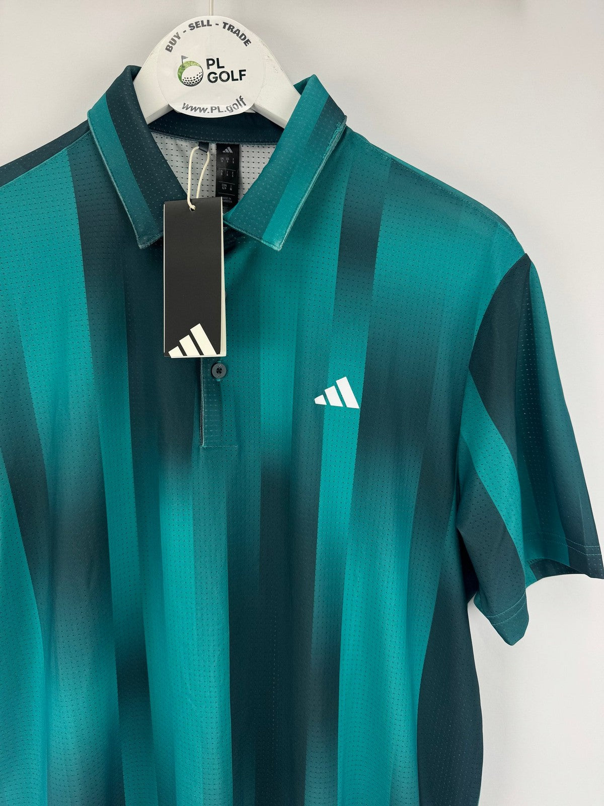 Adidas Men’s Ultimate365 Mesh Radiant Print Polo Shirt Size Large /327952