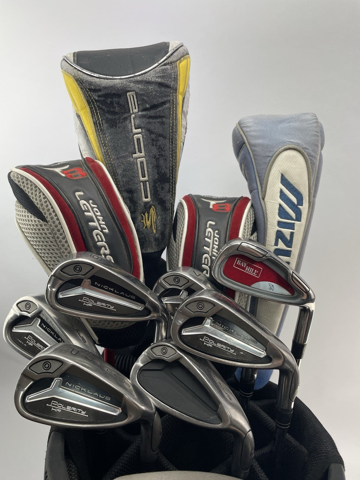 Mens Golf Package Set 12 Clubs Regular Flex /Right /New Grips /Powakaddy Bag0