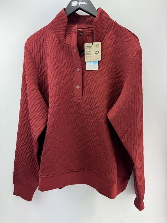 Puma Golf Ladies 1/4 Zip Pullover Jacquie Snap Red /UK XXL /New /300830