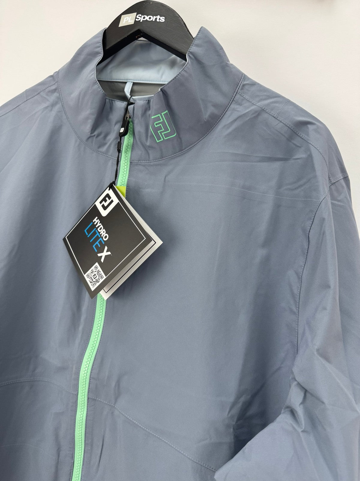 FootJoy HydroLite X Jacket Men's XL Flint Niagara Waterproof Lightweight/337713