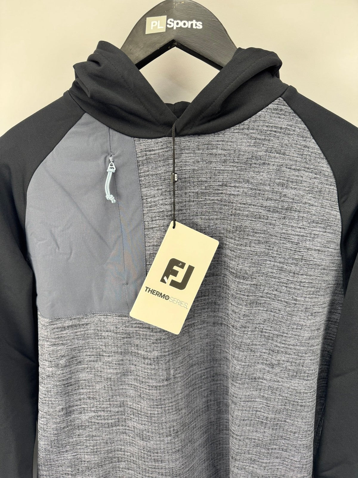 FootJoy Thermo Series Hoodie Men's Small Charcoal Black Activewear/337524