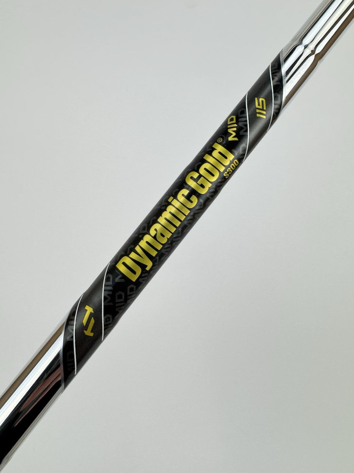 Dynamic Gold 115 Iron Shaft Mid S300 Stiff Flex Steel 36.25” /0.355 /330960
