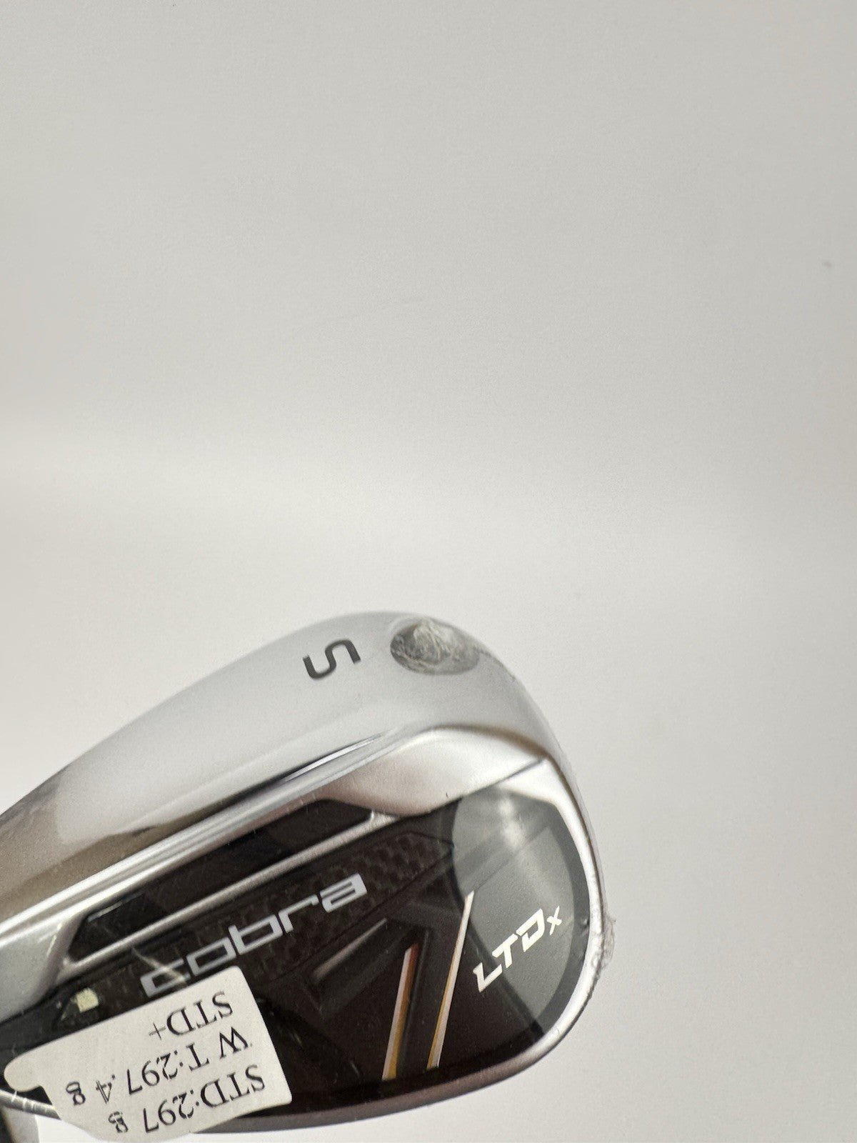 Cobra LTDX Sand Wedge Left Handed KBS Tour 90 Stiff Flex Steel /Brand New /256644