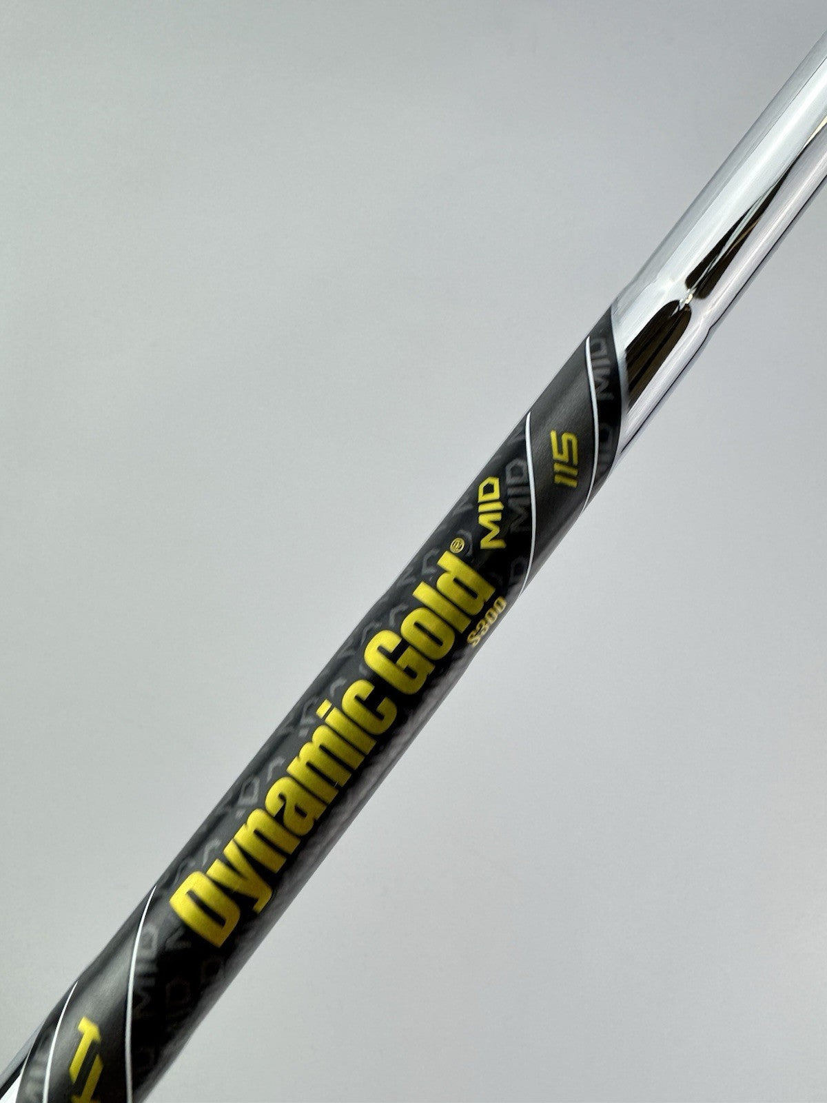 Dynamic Gold Mid 115 Iron Shaft Stiff Flex Steel 35.5” /0.355 Tapered /306313