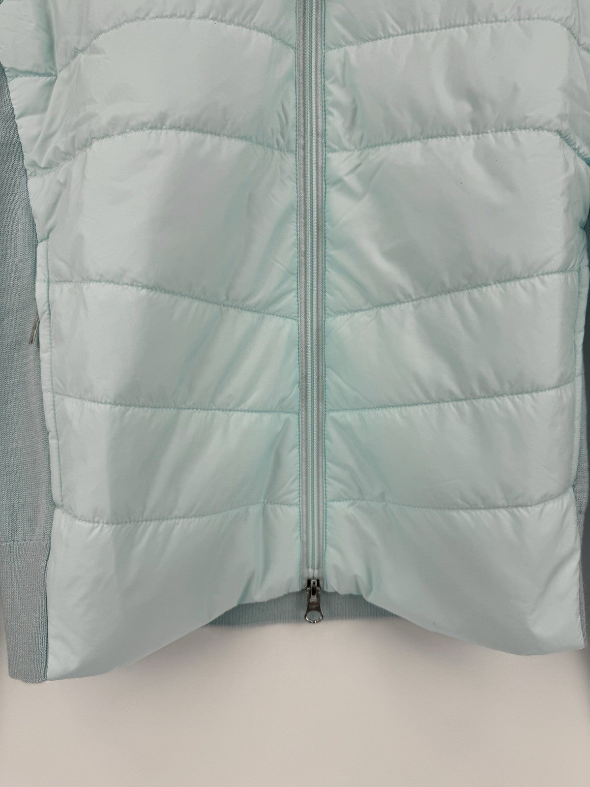 Ping Fran Golf Jacket Women's Size UK6 Opal Light Blue Zip Up Quilted/315084