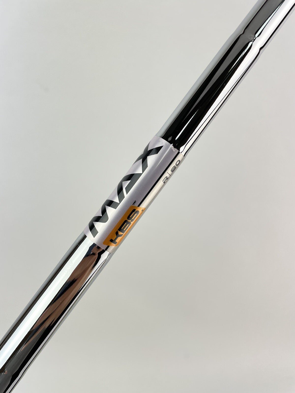 KBS Max 80 Iron Shaft Regular Flex Steel 35" /0.370 Parallel Tip /182302