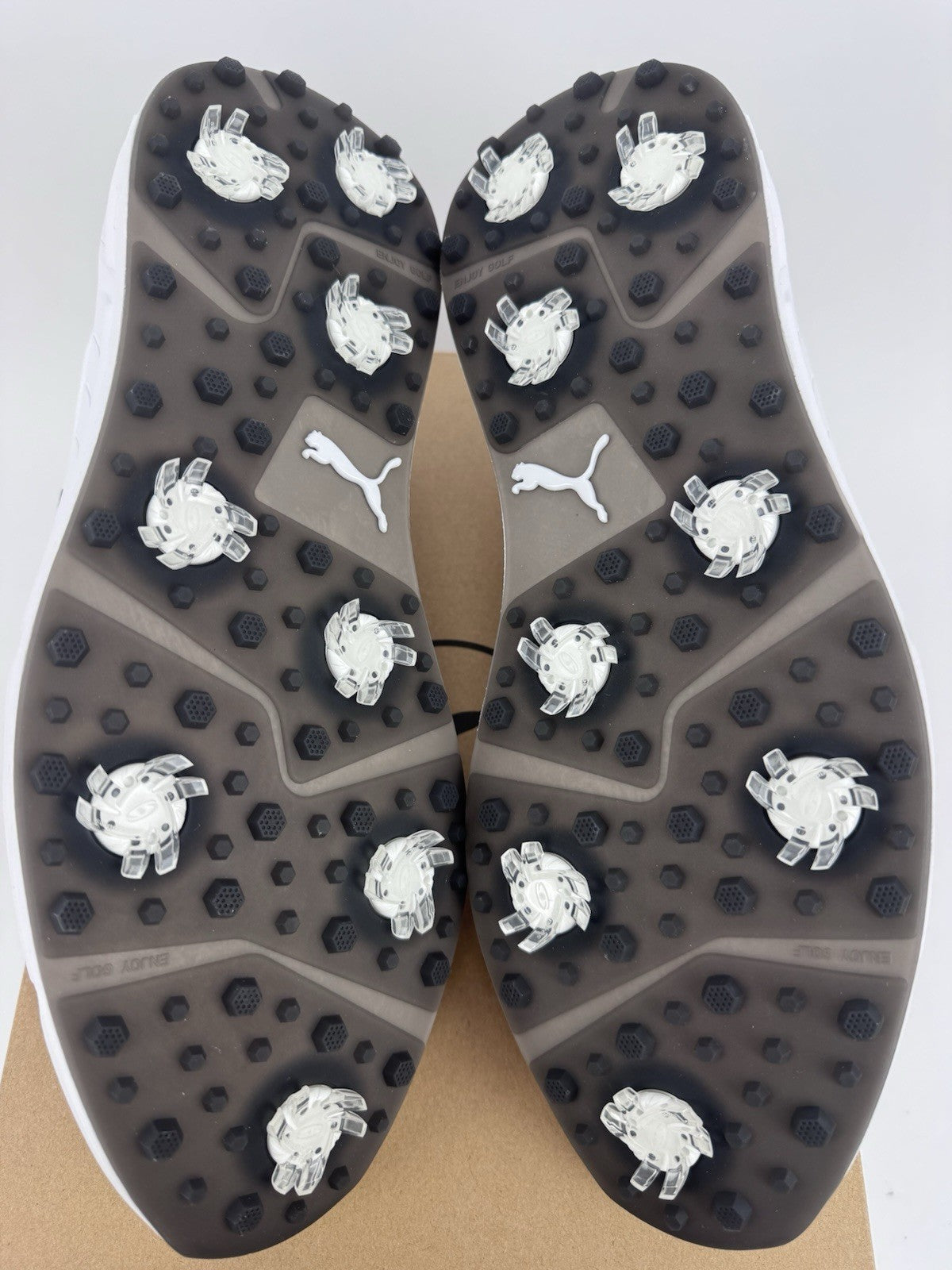 Puma Ignite Elevate 2 Tour Men's Golf Shoes Size UK 11 White Waterproof/319236