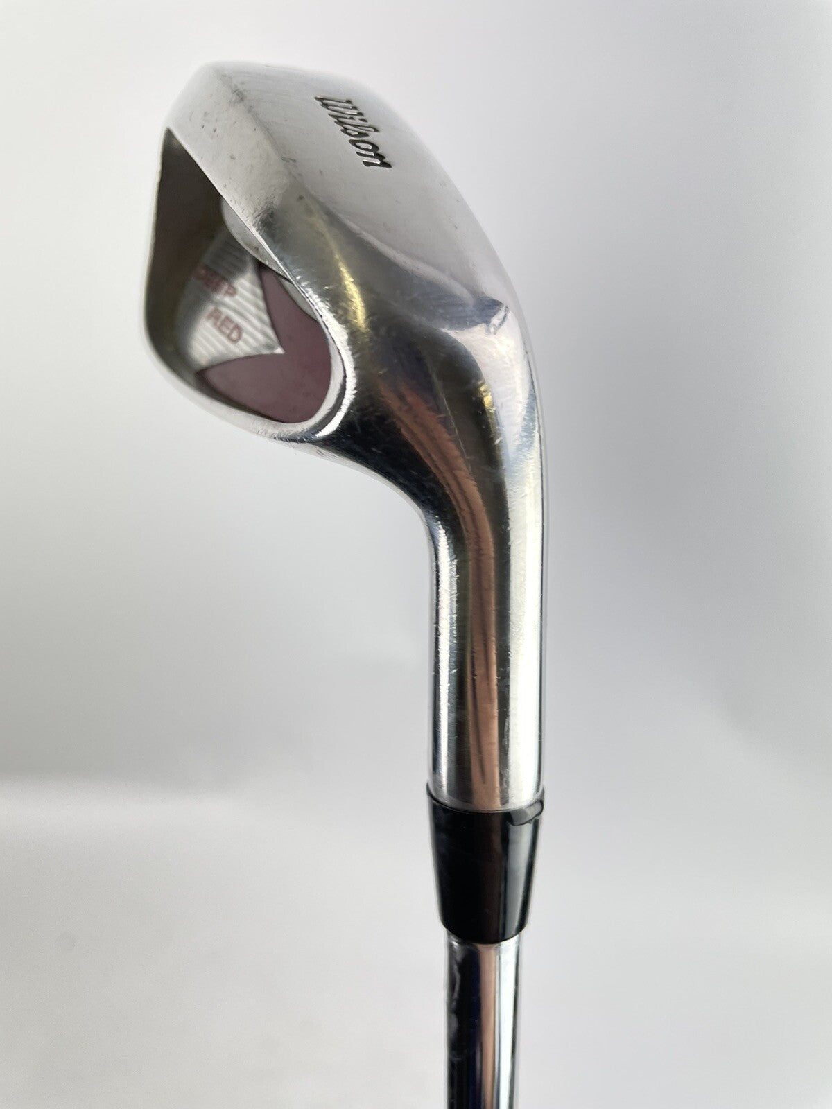 Wilson Deep Red 6 Iron Regular Flex Steel /Right Handed /New Grip /Polished/62045
