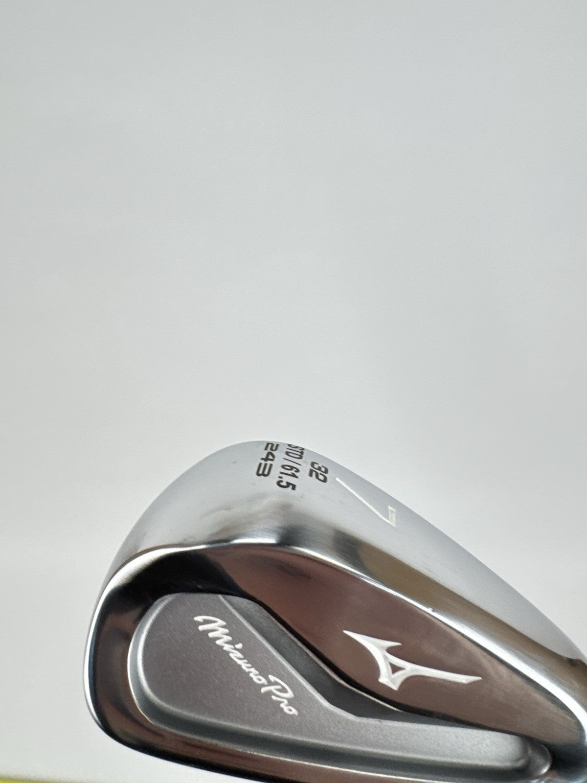 Mizuno Pro 243 7 Iron KBS $-Taper 120 Stiff Steel +1/2” /Right /Demo /315715