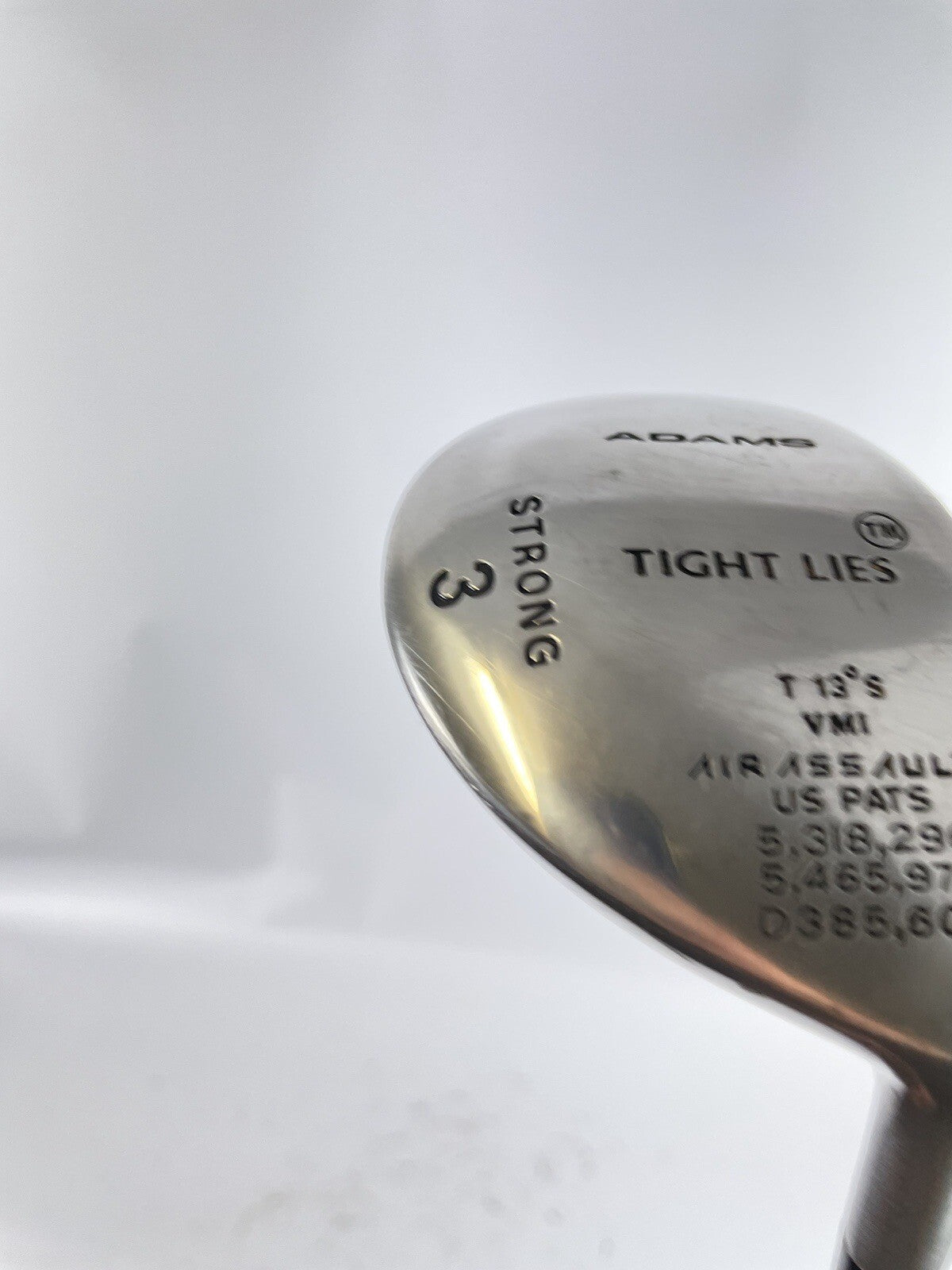 Adams Strong 3 Wood 13* Tight Lies Regular Flex Shaft /Right /New Grip /38861