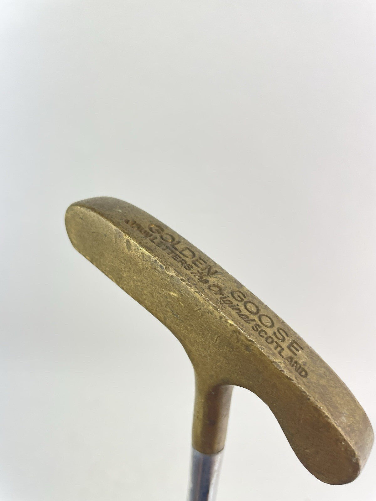 Golden Goose Brass Putter Blade John Letters 35" /Right Handed /New Grip /176862