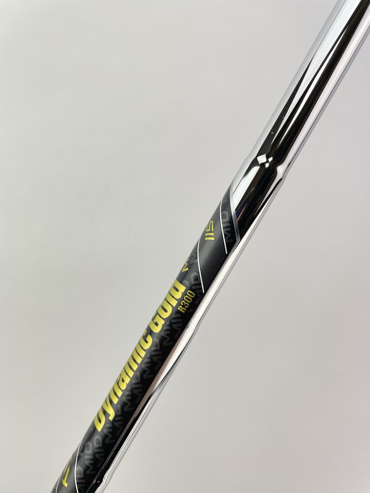 Dynamic Gold 115 Iron Shaft Mid R300 Regular Flex Steel 35.75” /0.355 /253398