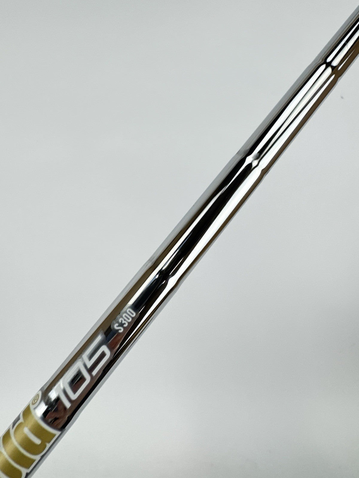Dynamic Gold 105 Iron Shaft S300 Stiff Flex Steel 35.25” /0.355 Tapered /319525