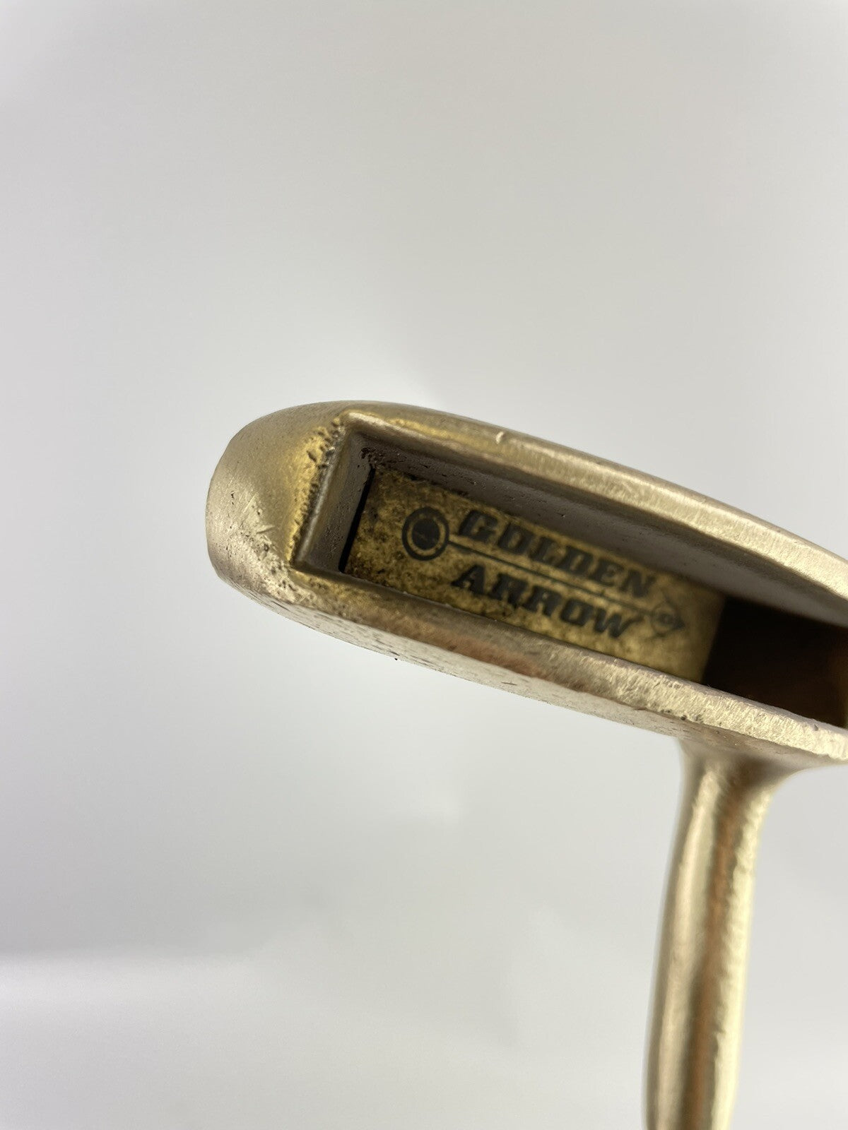 Dunlop Golden Arrow Putter 35” Heel Shafted Brass /Right Handed /New Grip /61443