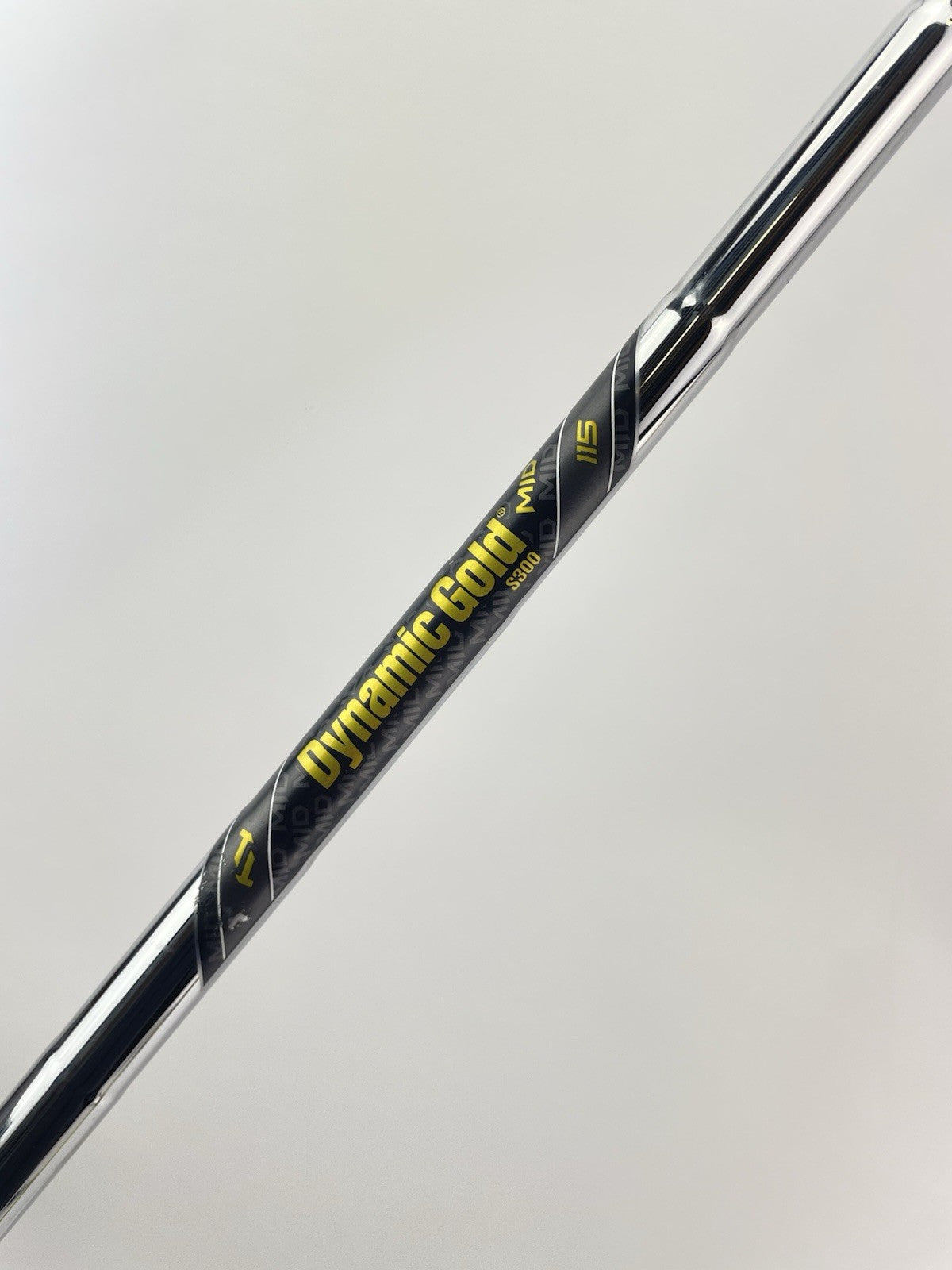 Dynamic Gold Mid 115 Iron Shaft Regular Flex Steel 35.5” /0.355 Tapered /301370
