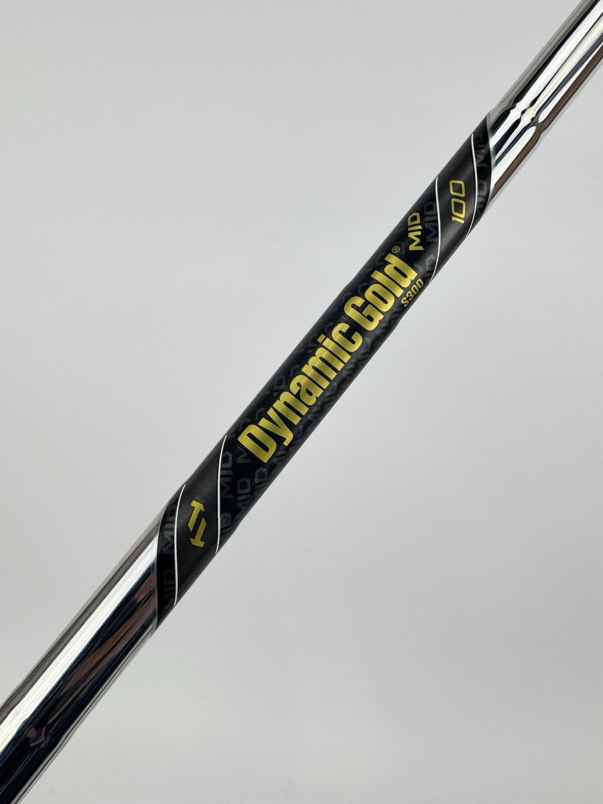 Dynamic Gold Mid 100 Iron Shaft S300 Stiff Flex Steel 35.5”/0.370 Parallel/317480