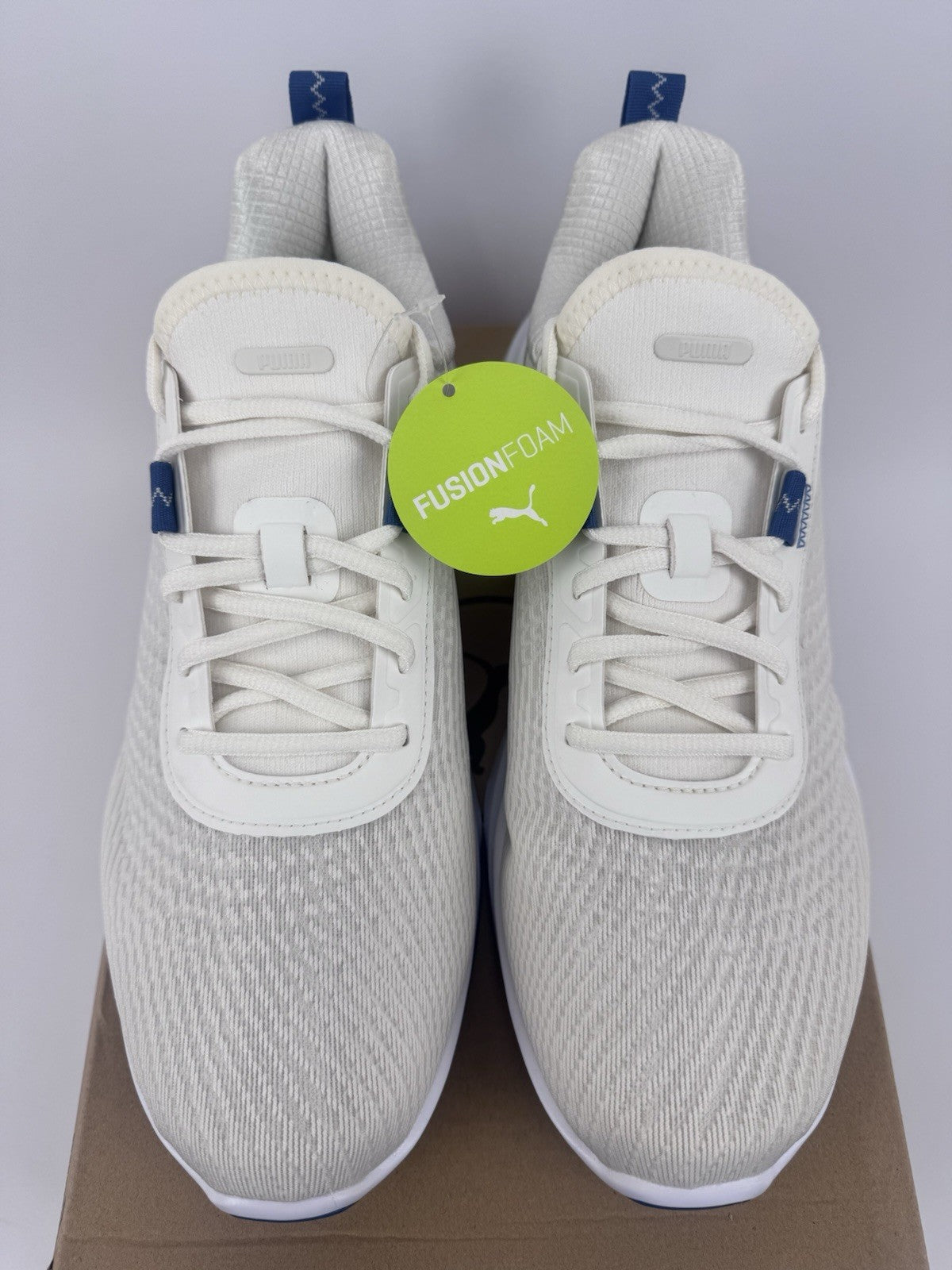 Puma Fusion Crush Sport Women's Trainers Size UK 8 White Blue Breathable/323456