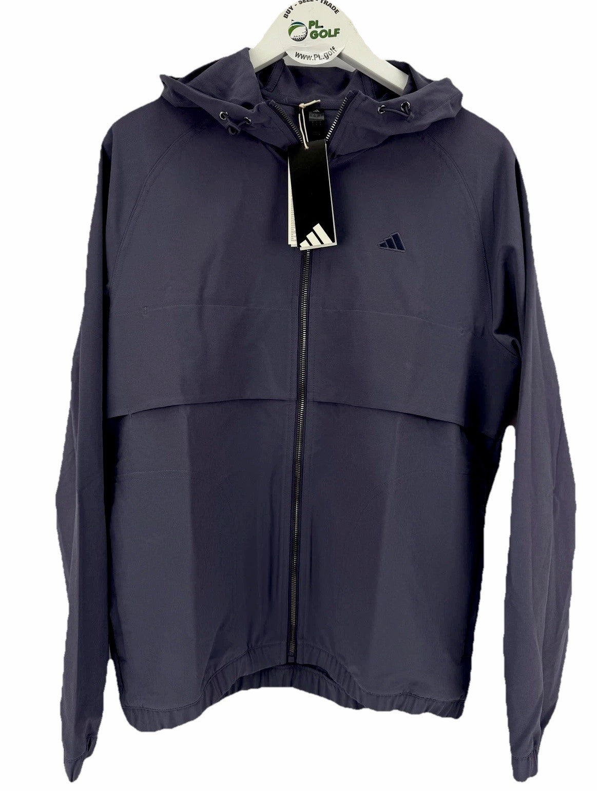 Adidas Golf Windbreaker Jacket Men's Small Purple Full Zip Lightweight/325110