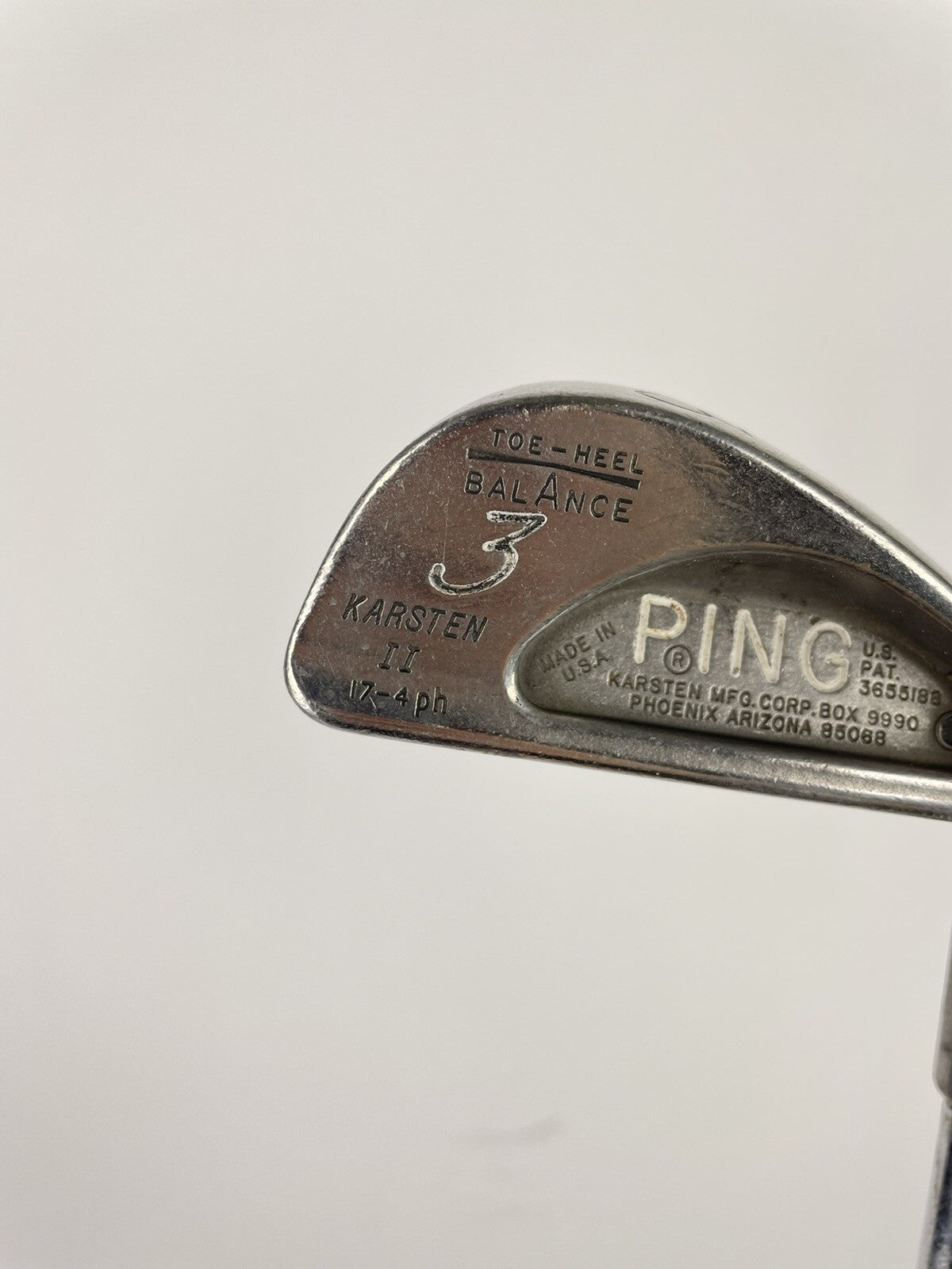 Ping Karsten II Black Dot 3 Iron zz lite Stiff steel /Right /New grip1