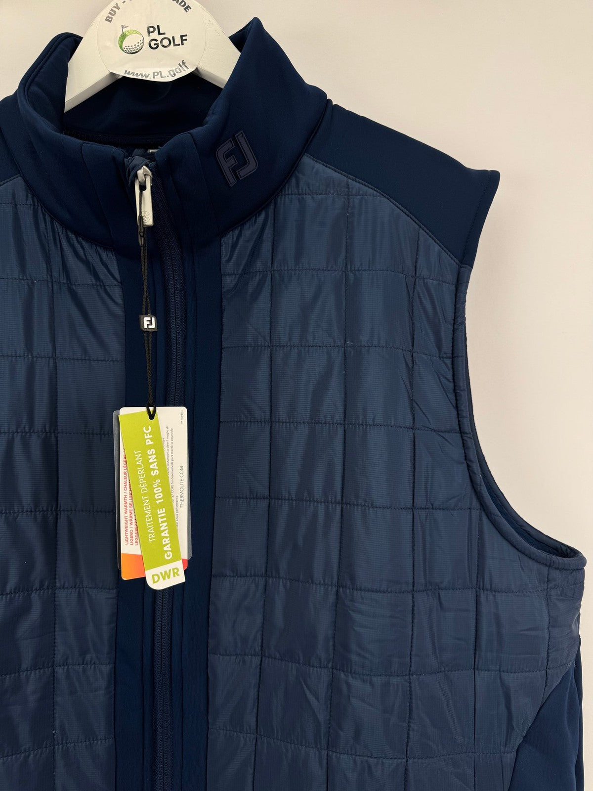 FootJoy Thermo Series Lightweight Insulated Golf Vest Men's Size XL Navy /330102