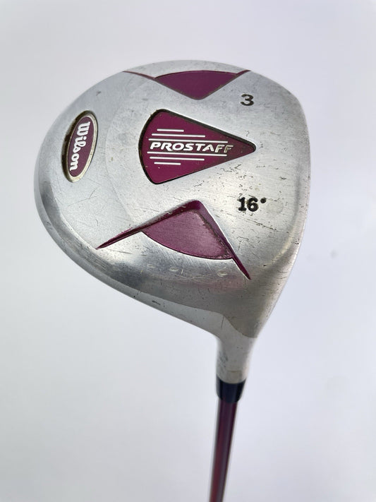 Wilson Prostaff 3 Wood 16* Ladies Flex Graphite /Right Handed /New Grip /277400