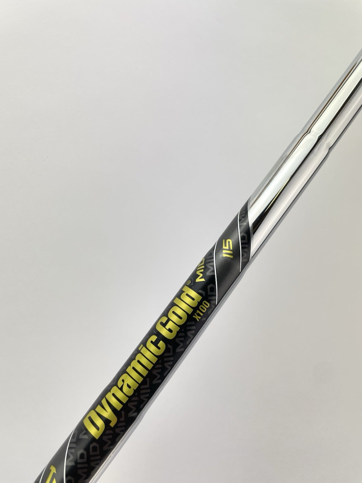 Dynamic Gold Mid 115 Iron Shaft X100 X Flex Steel 35” /0.355 Tapered /296045