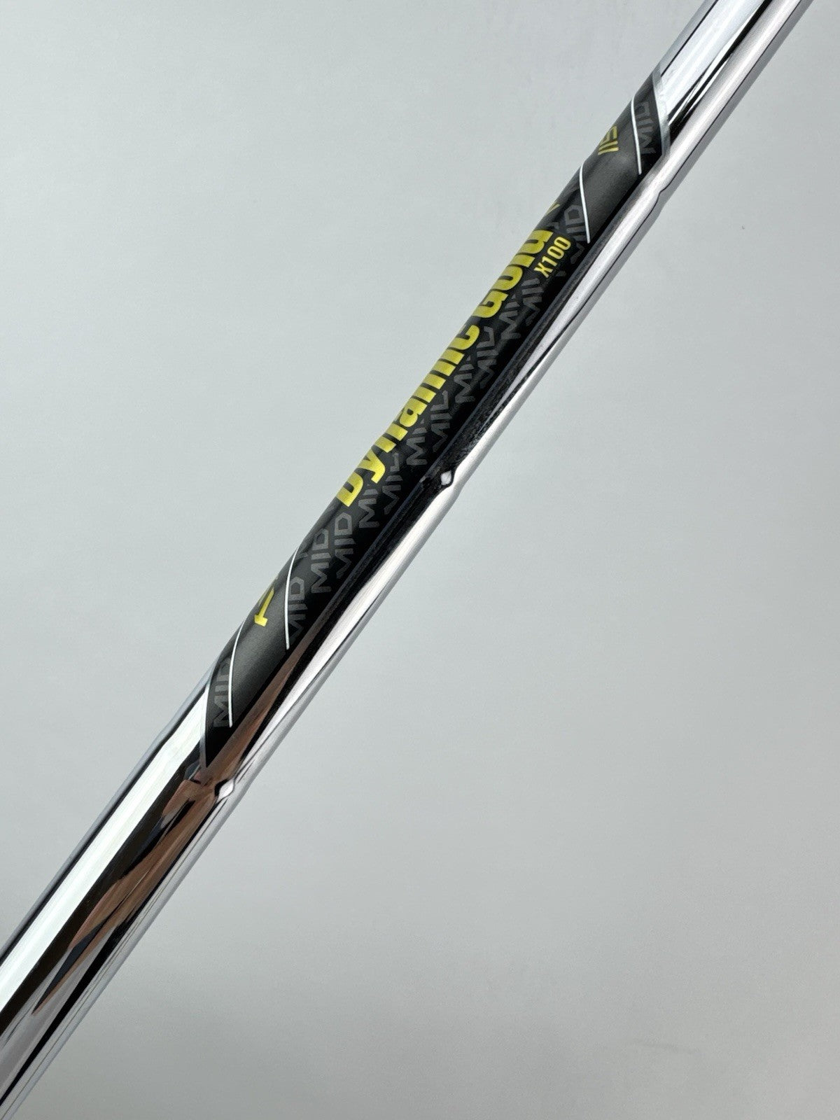 Dynamic Gold 115 Iron Shaft Mid X100 X Flex Steel 35.25” /0.355 Tapered /258933