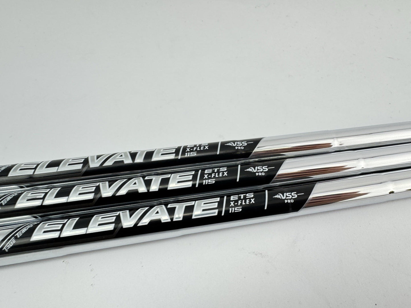 Elevate Pro Wedge Shaft Set (3) Vss 115 X Flex Steel +1/2” /0.355 Tapered /291313