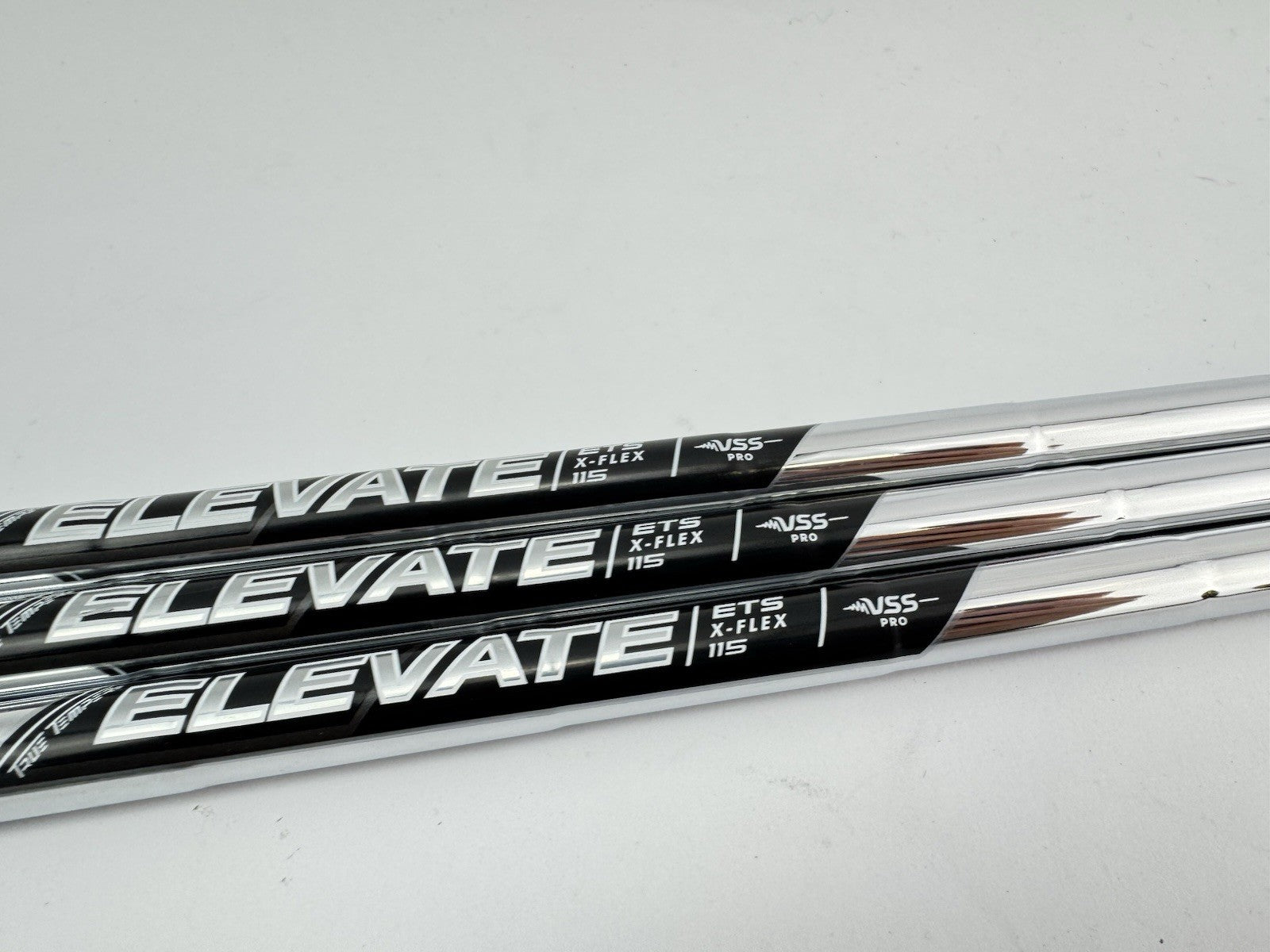 Elevate Pro Wedge Shaft Set (3) Vss 115 X Flex Steel +1/2” /0.355 Tapered /291313