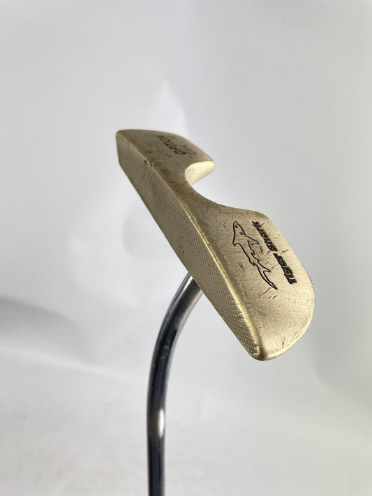 Tiger Shark Brass Putter Option 35.5” Blade /Steel Shaft /Left Handed /77580