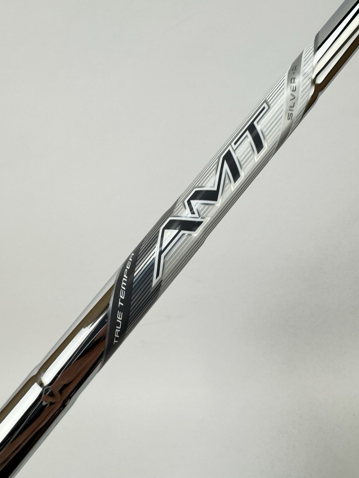 True Temper AMT Silver Iron Shaft Regular Steel 34.75” /0.355 Tapered /314801