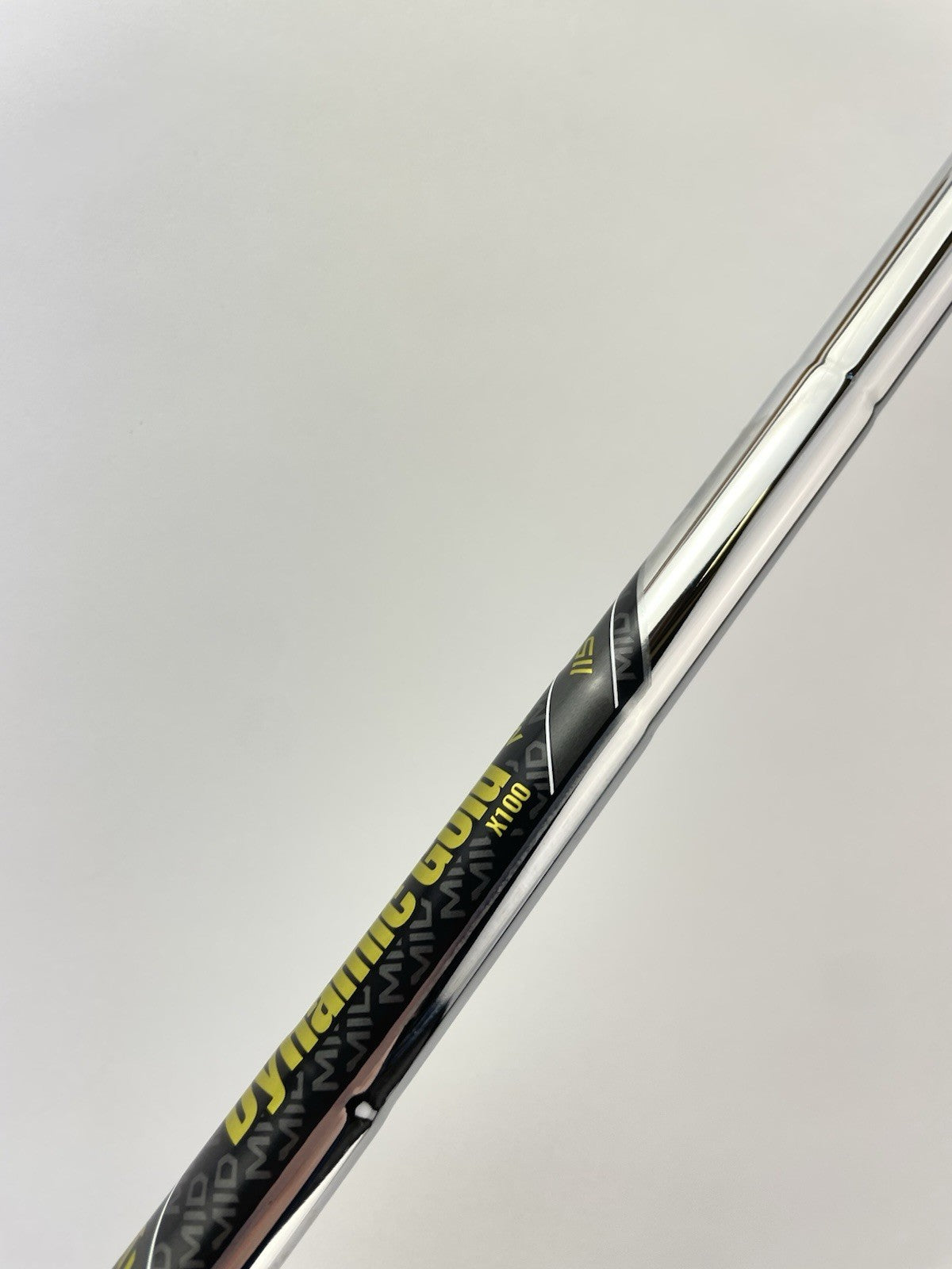 Dynamic Gold Mid 115 Iron Shaft X100 X Flex Steel 35” /0.355 Tapered /296047