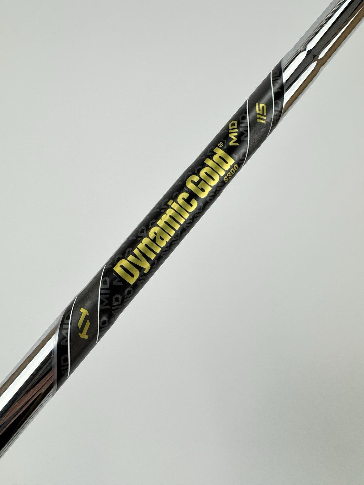 Dynamic Gold 115 Iron Shaft Mid S300 Stiff Flex Steel 35.75”/0.355 Tapered/328360