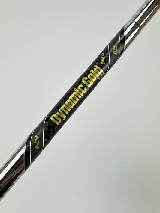 Dynamic Gold 115 Iron Shaft Mid S300 Stiff Flex Steel 35.75”/0.355 Tapered/328360