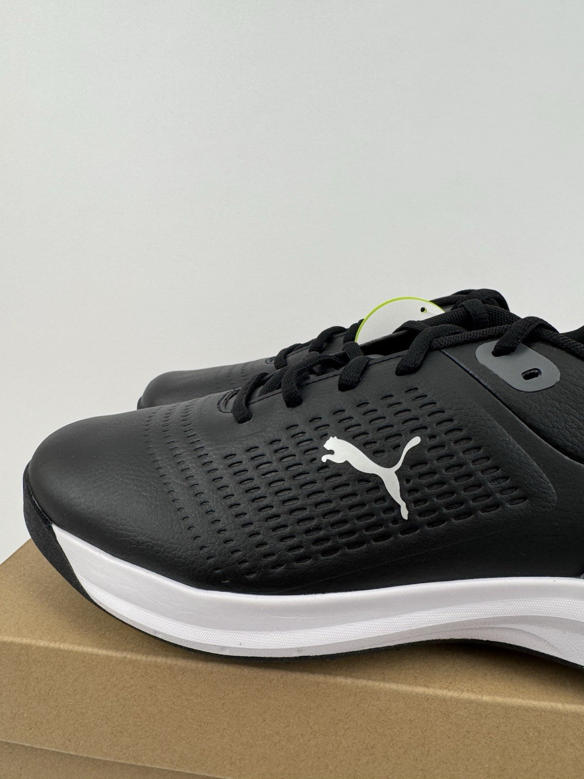 Puma Fusion Plus Spiked Golf Shoes Men's Size UK 8.5 Black Waterproof/323092