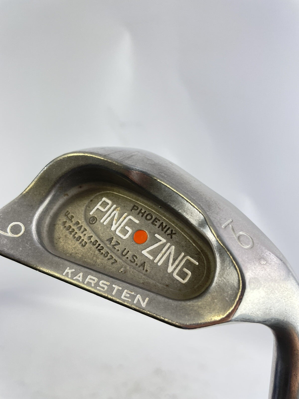 Ping Zing 9 Iron Orange Dot Stiff Flex Graphite /Right Handed /New Grip /55602