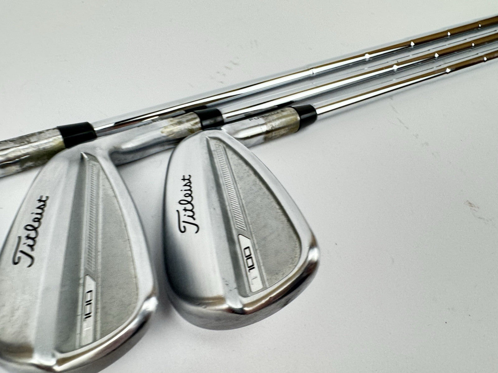 Titleist T100 Irons 6,8+PW DG Mid 115 S300 Stiff Steel /New Shafts + Grips/325763