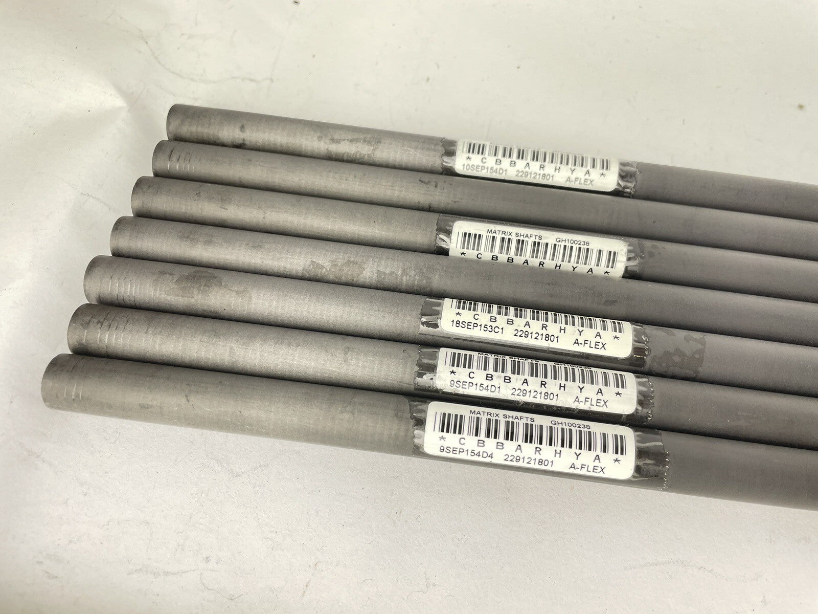 Matrix Ozik Iron Shaft Set Red Tie (7) Lite Senior Graphite Q4 42” /New /138025