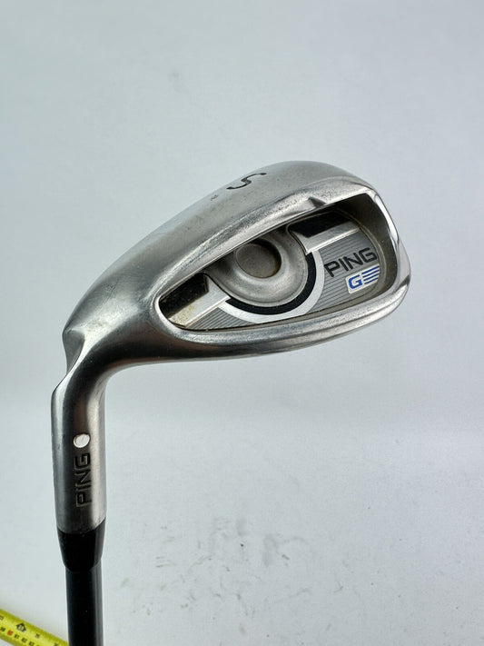 Ping G Series Sand Wedge Left Handed White Dot Senior Flex Graphite +1” /200270
