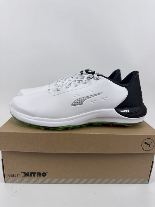 Puma Phantomcat Nitro Men's Golf Shoes Size UK 10.5 White Black Fluro/319100