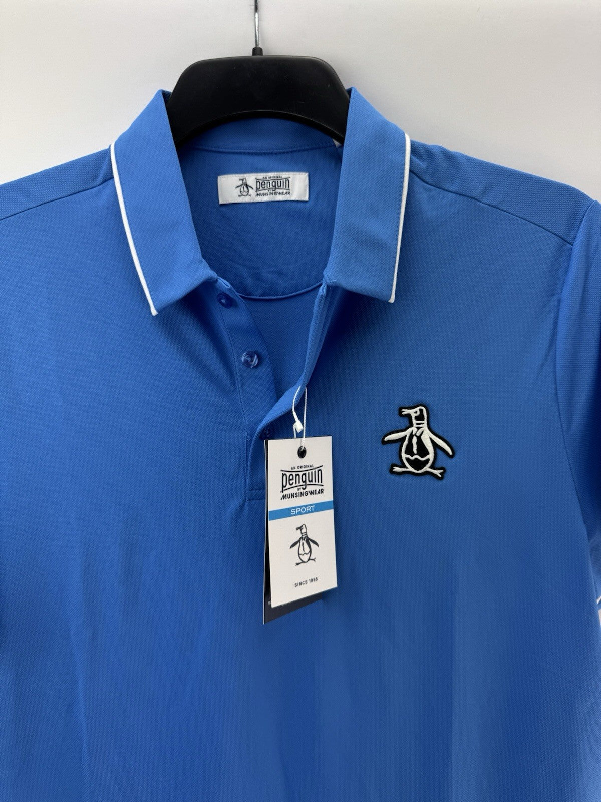 Original Penguin Golf Polo Shirt Pete Tipped Polo UK Medium /New /262463