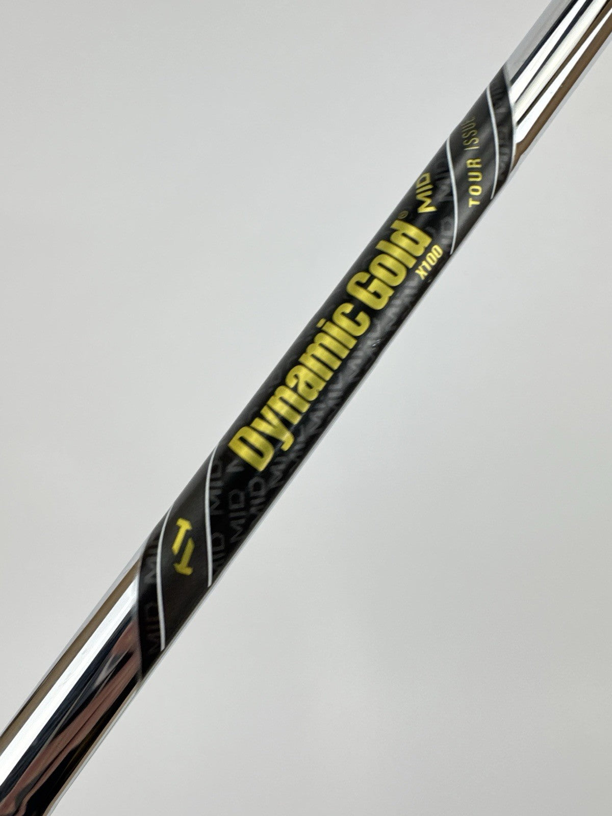 Dynamic Gold 115 Iron Shaft Mid X100 X Flex Steel Pured 36” /0.355 Tapered/326214
