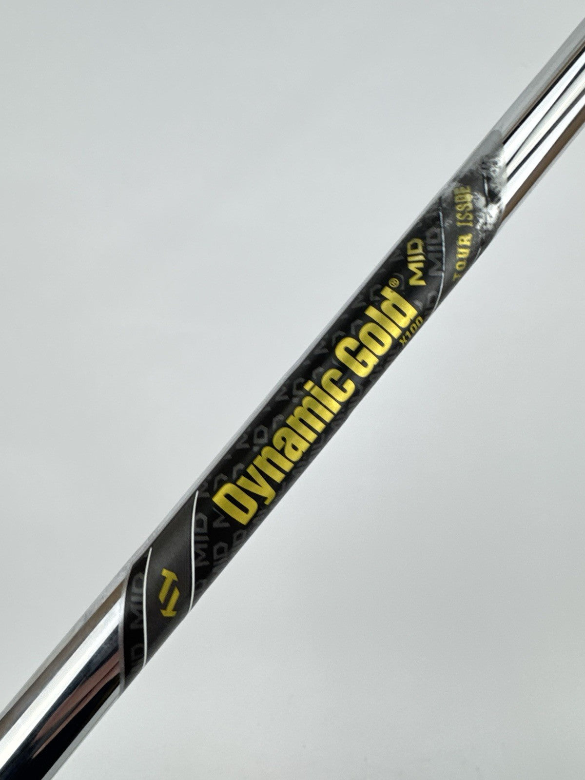 Dynamic Gold Mid Iron Shaft X100 Tour Issue X Flex Steel 34.75” /0.355 /320845