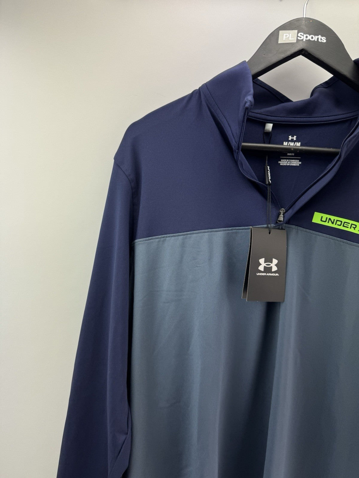 Under Armour Golf Pullover T2G 1/4 Zip Navy /Mens UK Large /New /300512