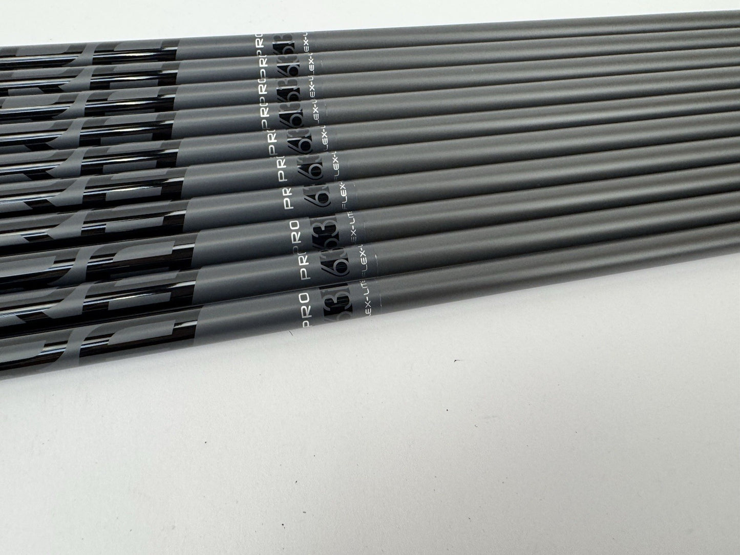 Fujikura Pro 63i Iron Shaft Set (10) Senior Flex Graphite/0.370 Parallel3