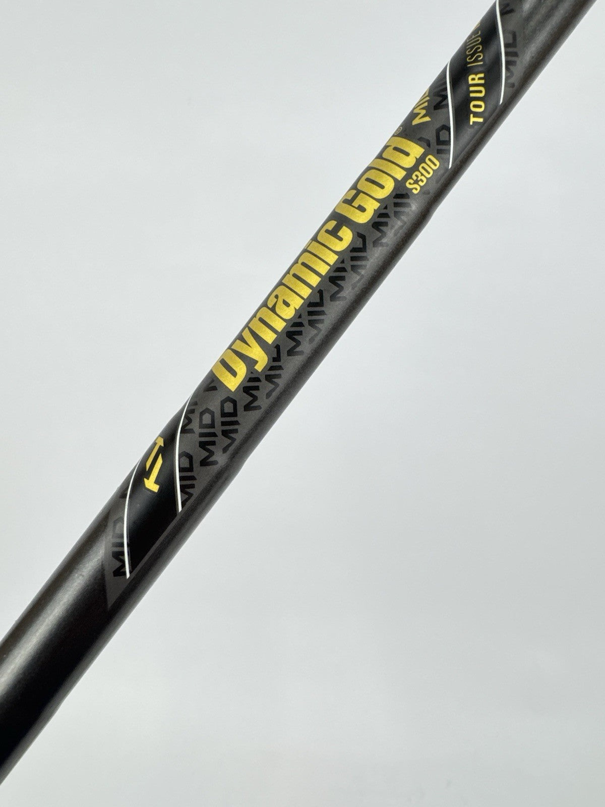 Dynamic Gold Tour Issue Iron Shaft Mid R300 Regular Steel Blackout 35.5” /316324